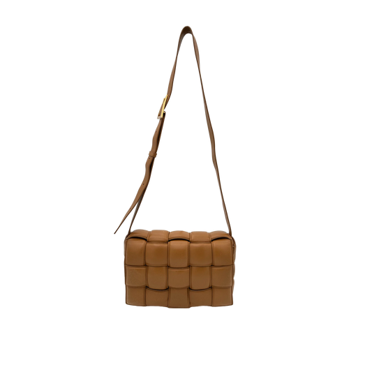 Bottega Veneta Padded Cassette - Caramel 
