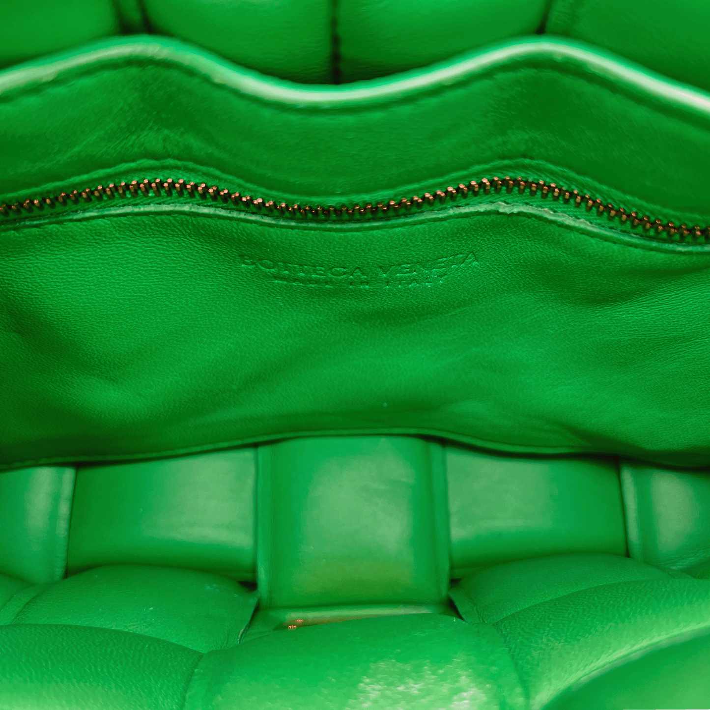 Bottega Veneta Padded Cassette - Grass