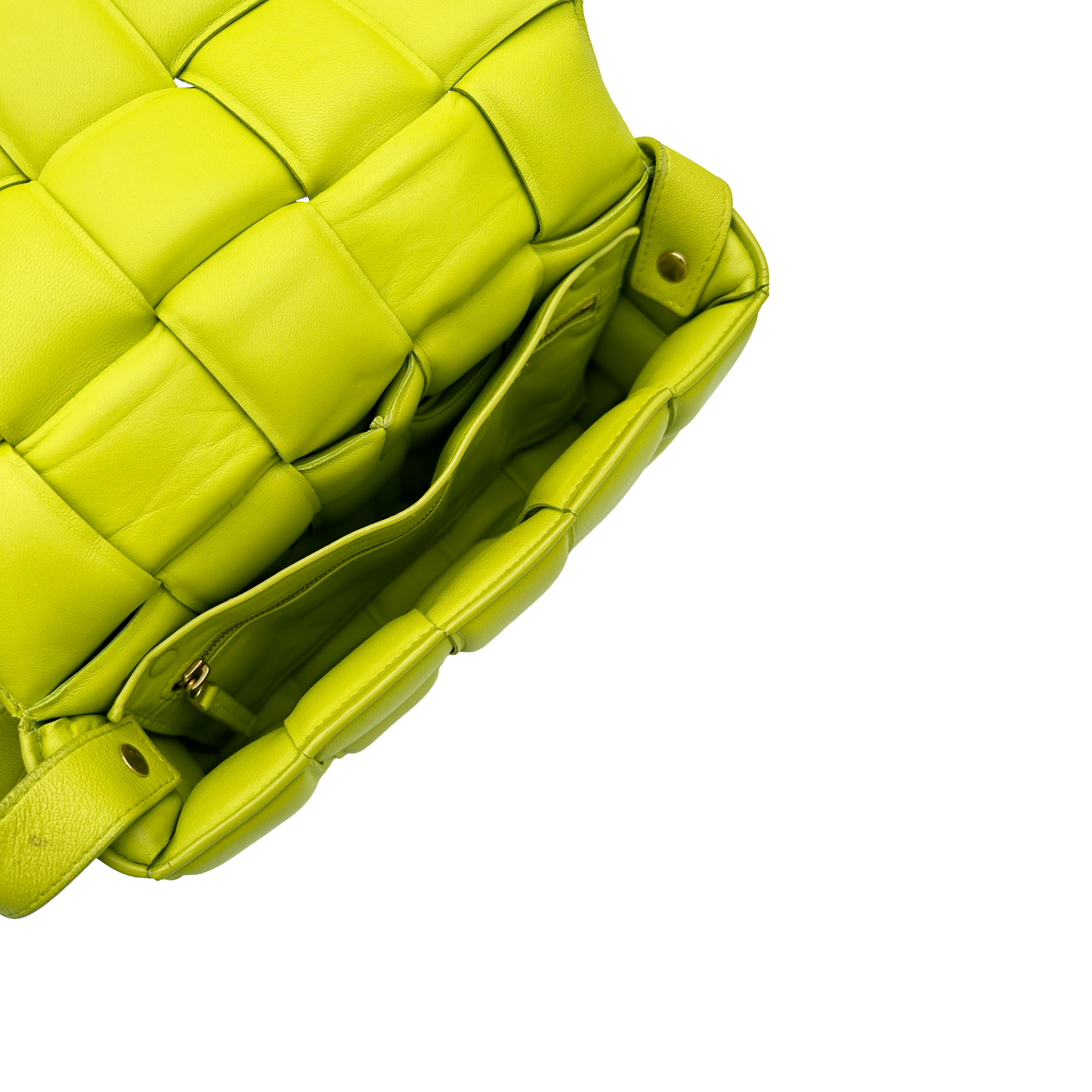 Bottega Veneta Padded Cassette - Kiwi