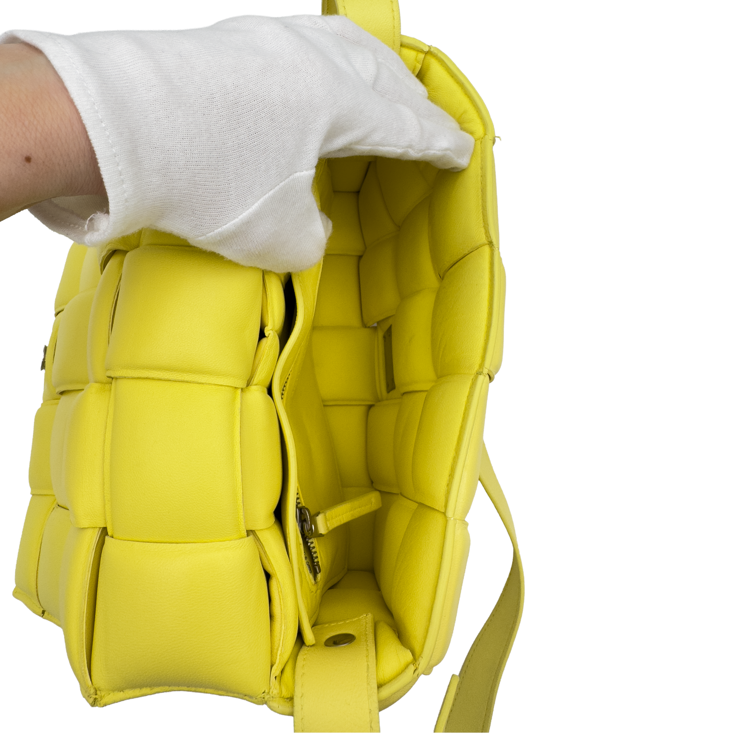 Bottega Veneta Padded Cassette - Light Yellow