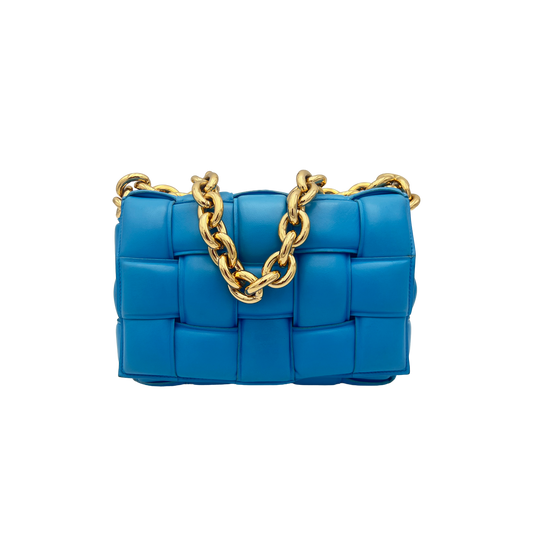 Bottega Veneta Padded Cassette Chain - Swimmingpool