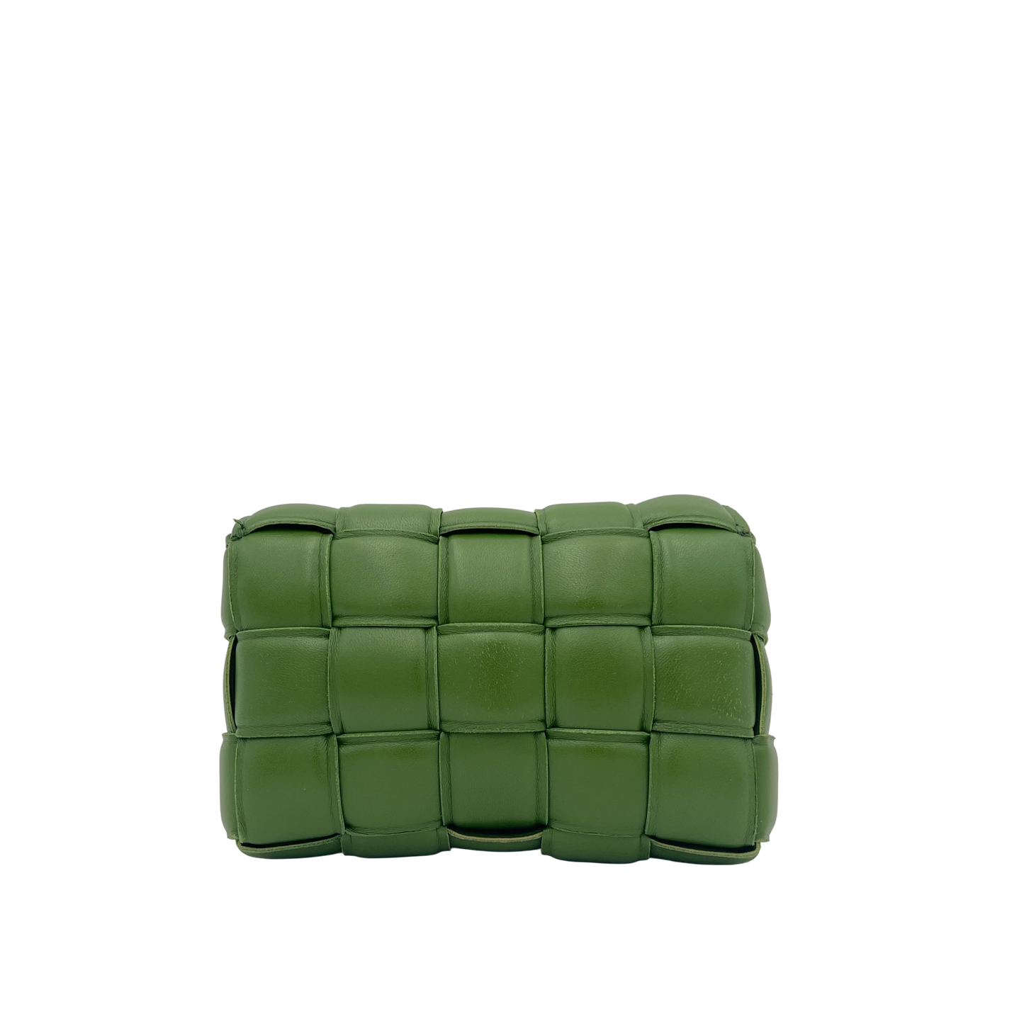 Mini cassetta imbottita Bottega Veneta - Avocado
