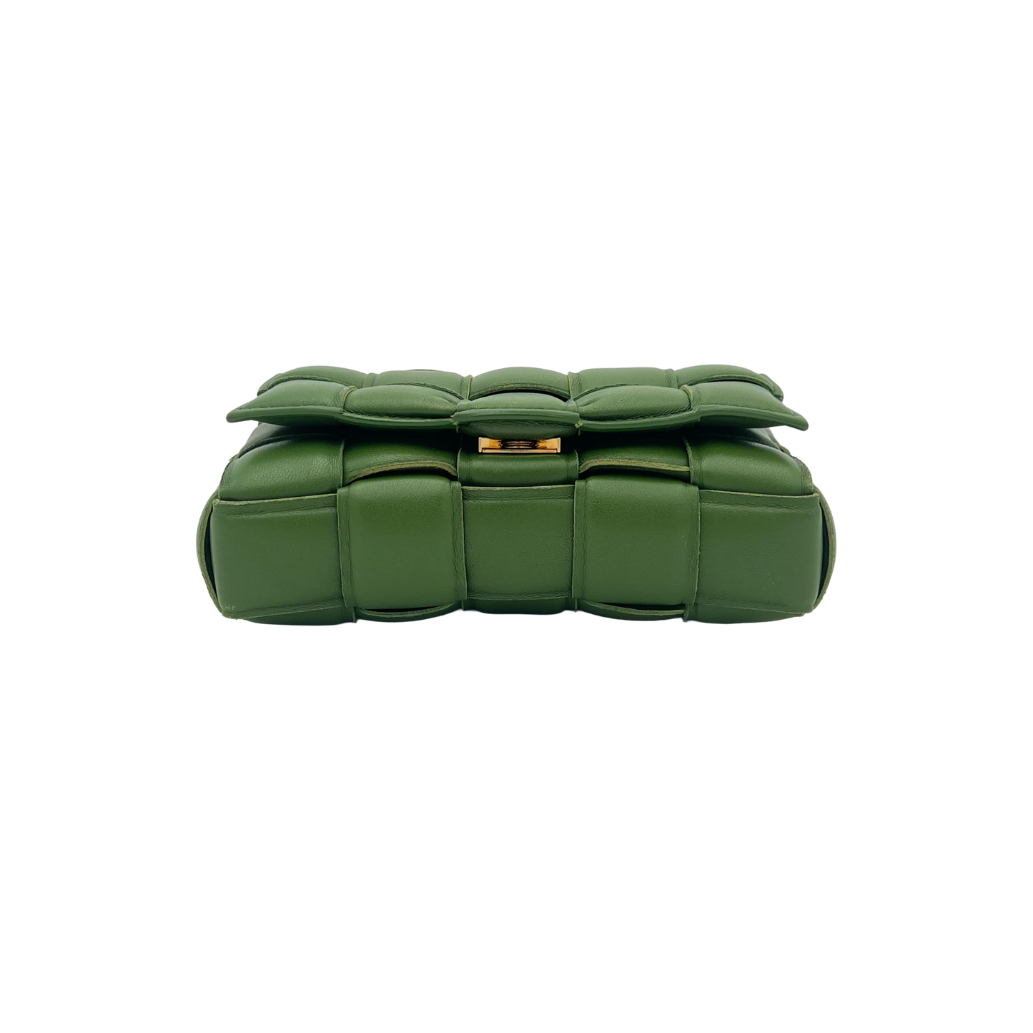 Mini cassetta imbottita Bottega Veneta - Avocado