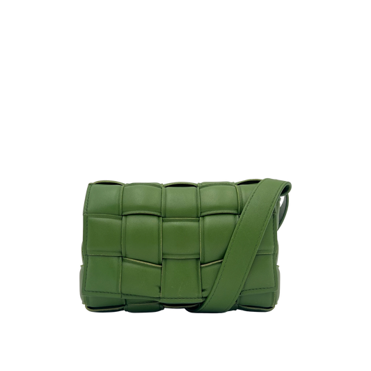 Mini cassetta imbottita Bottega Veneta - Avocado