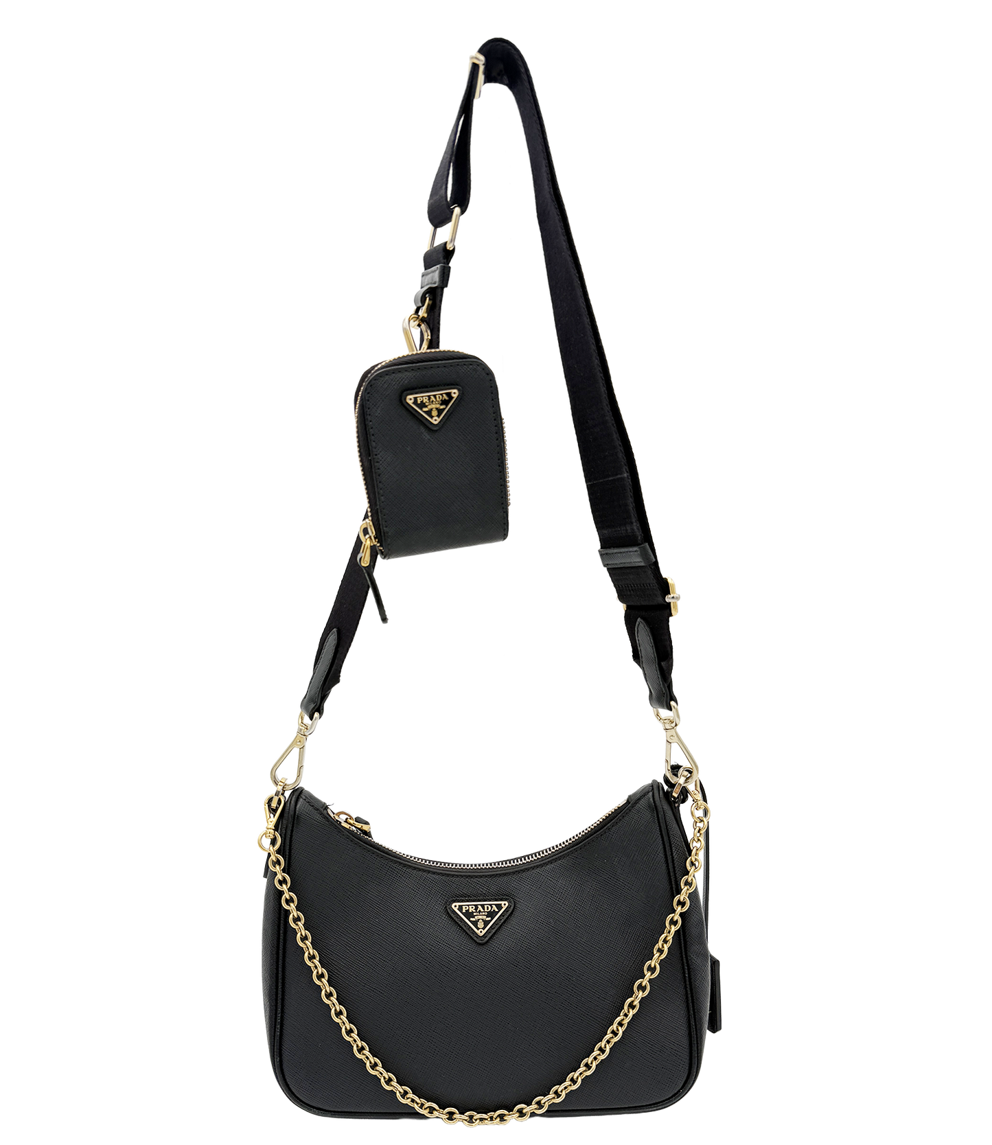 Prada Leather Chain - Black