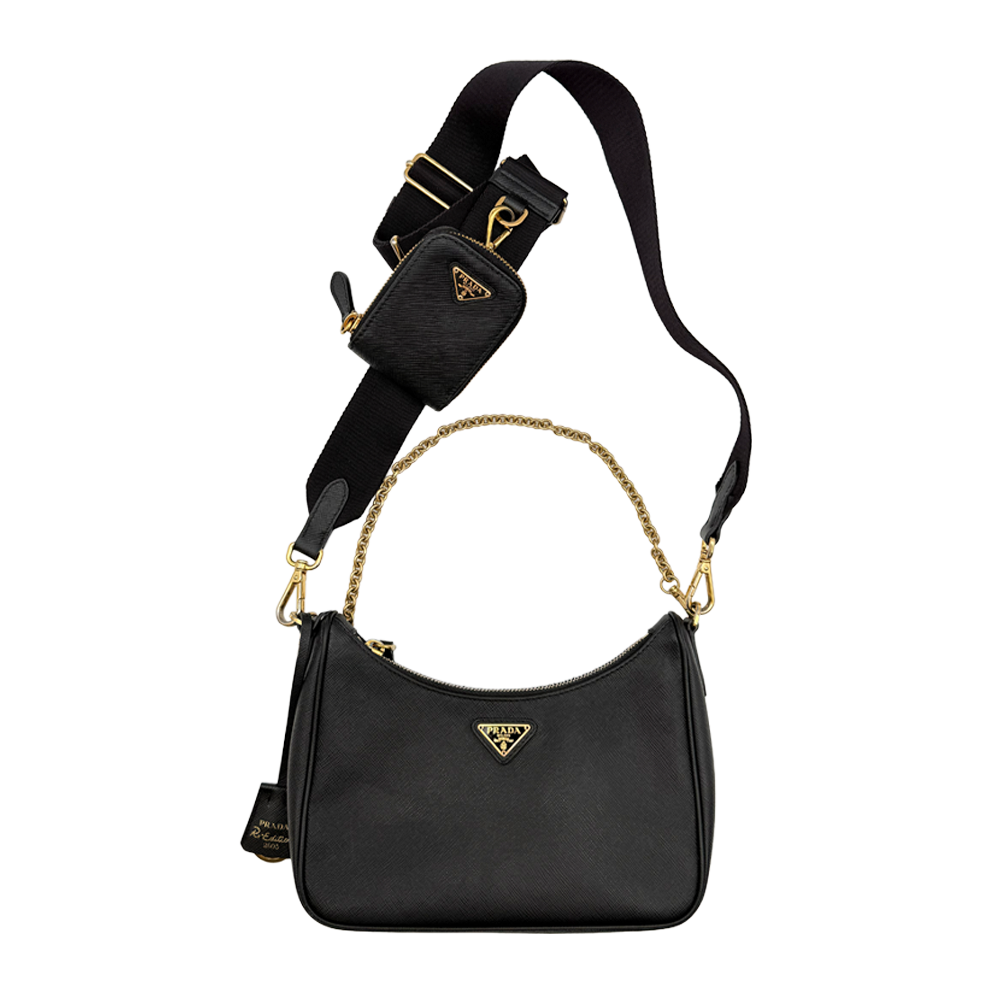 Prada Leather Chain - black