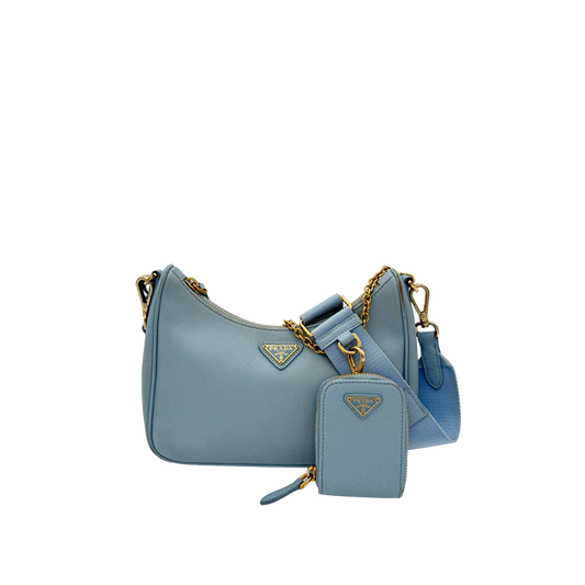 Catena in pelle Prada - Viola chiaro