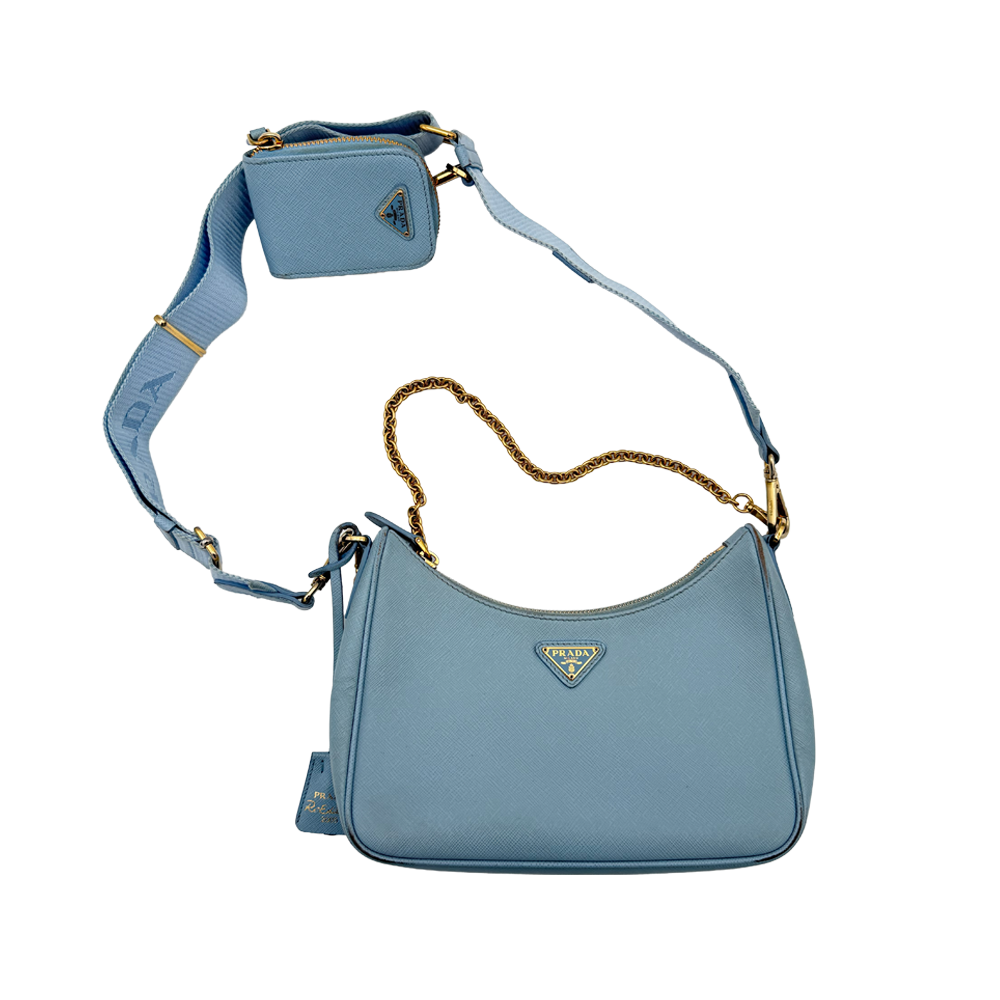 Catena in pelle Prada - Viola chiaro