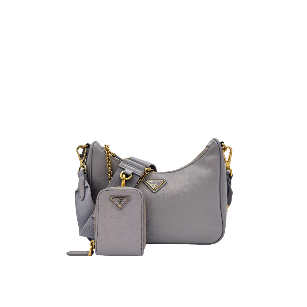 Catena in pelle Prada - Viola chiaro