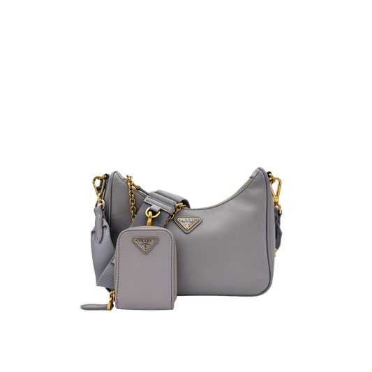 Catena in pelle Prada - Viola chiaro