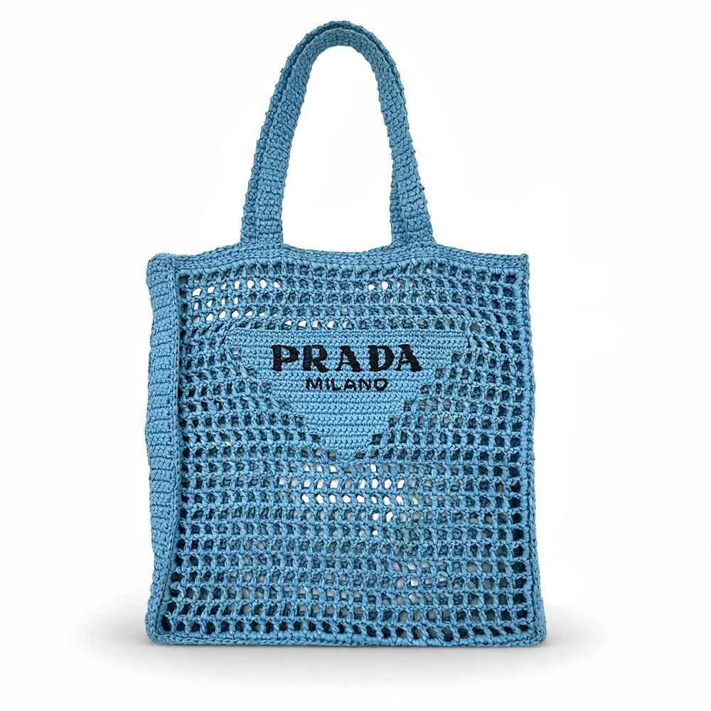 Prada Raffia - Blue