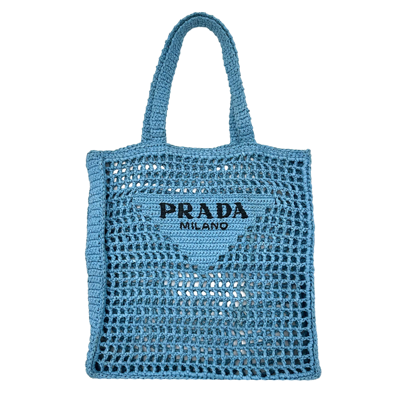 Prada Raffia - Bleu