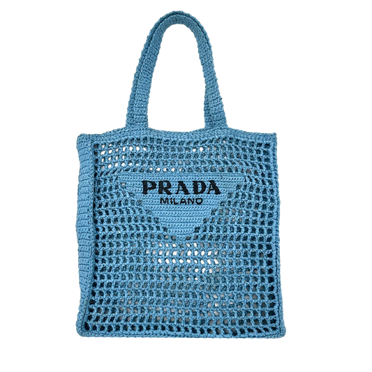 Prada Raffia - Bleu