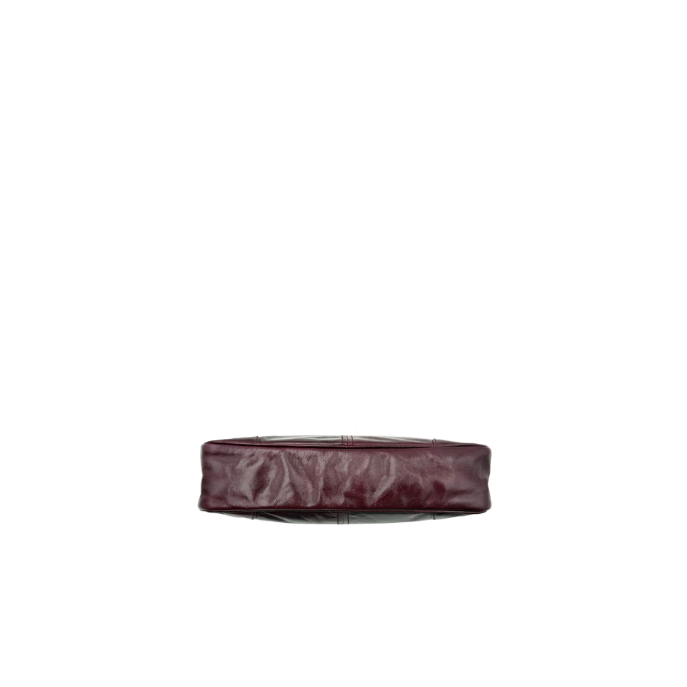 Prada Re-Edition 2002 Shoulder Bag Chain - bordeaux