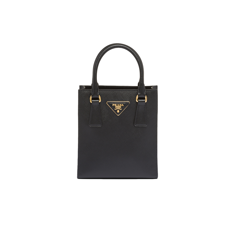 Prada Leather Tote Mini - Black