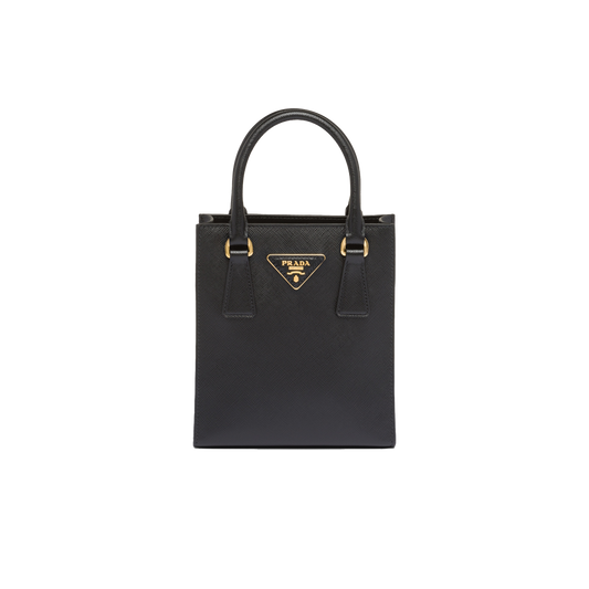Prada Leather Tote Mini - Black