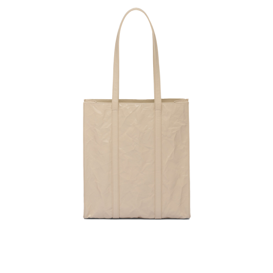Prada Small Nappa Tote - Creme