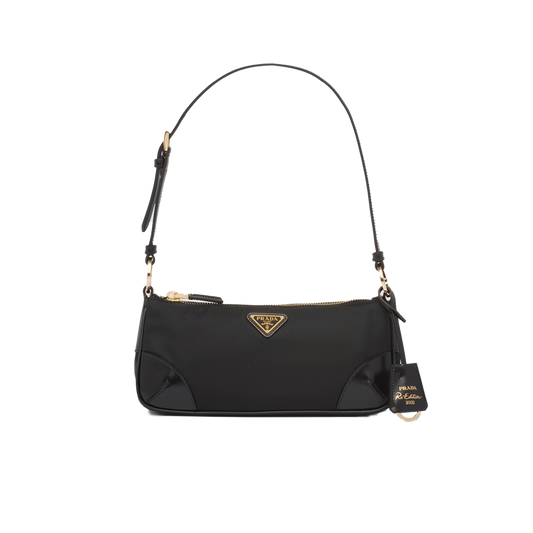Prada Re-Edition 2002 Shoulder Bag Chain - Black
