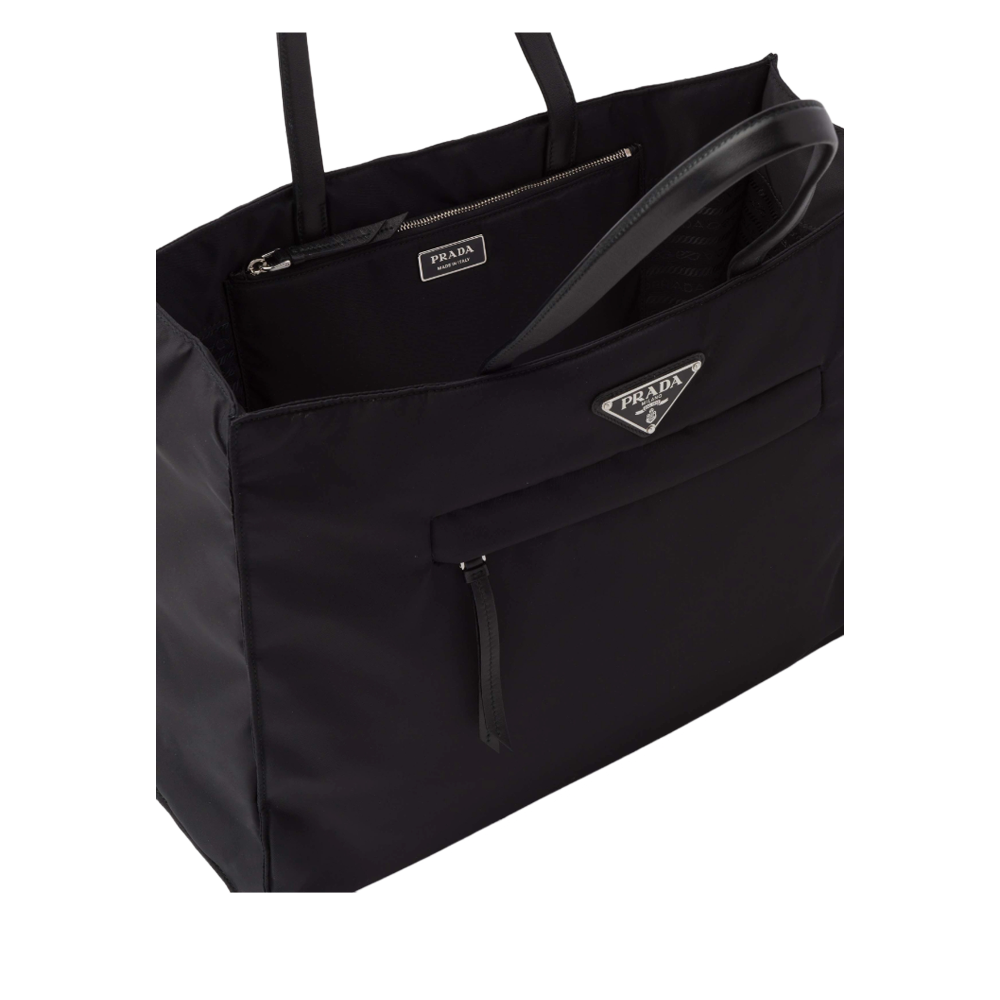 Prada Nylon Shopper - Black