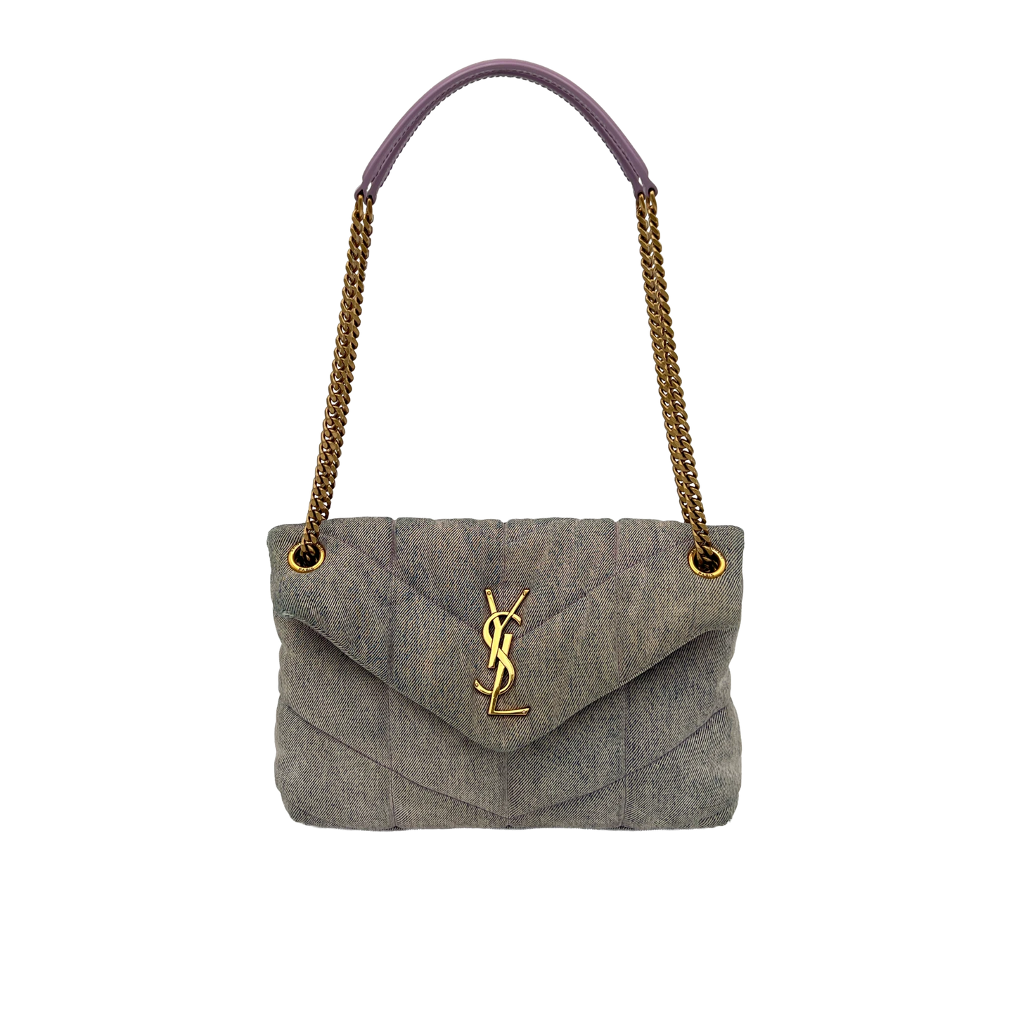 Sac matelassé Saint Laurent - Violet