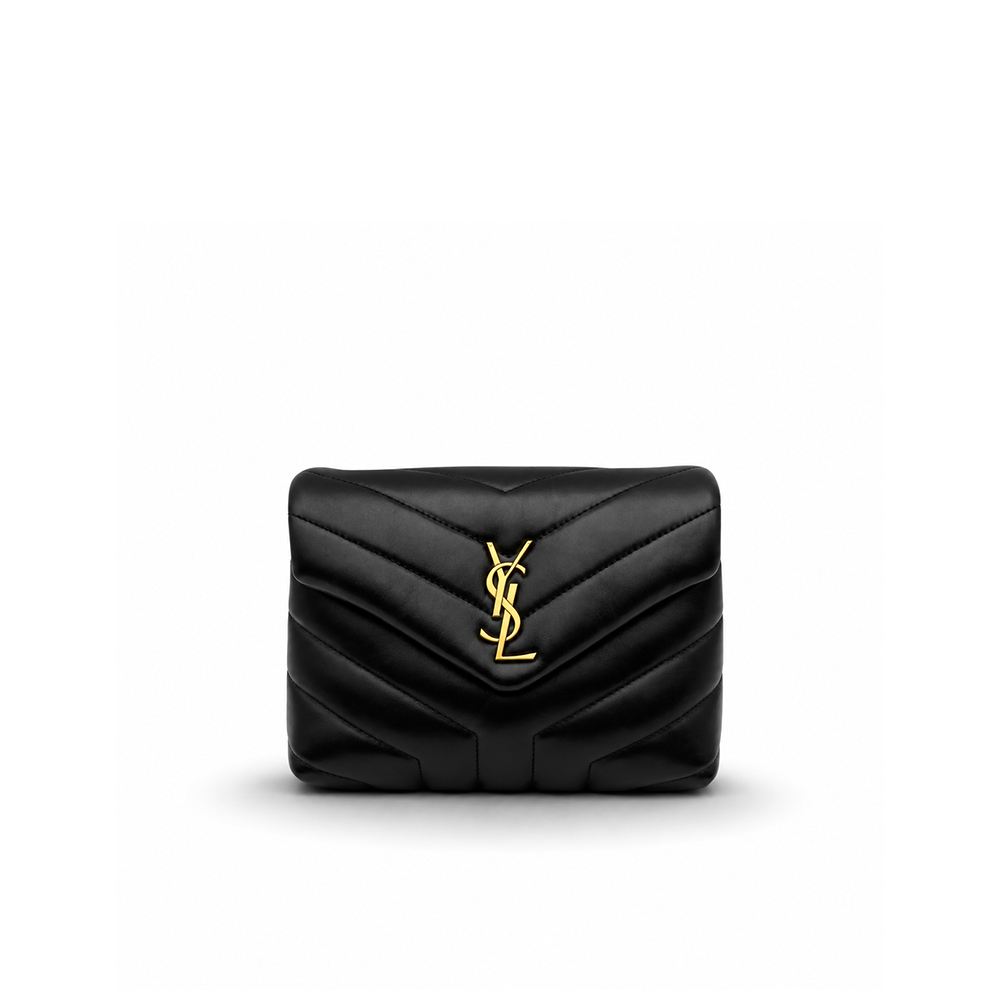 Saint Laurent Mini Lou Lou - Negro