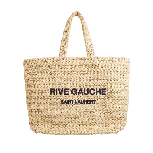 Saint Laurent Rive Gauche Raffia - Natural
