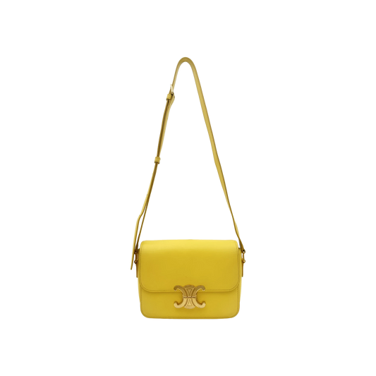 Celine Small Triomphe - Yellow